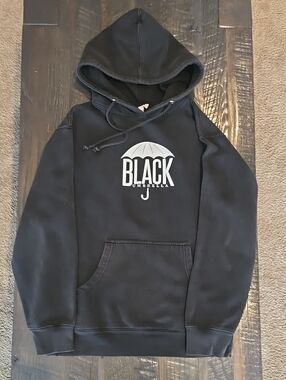 Black Umbrella Logo Women's Pullover Hoodie